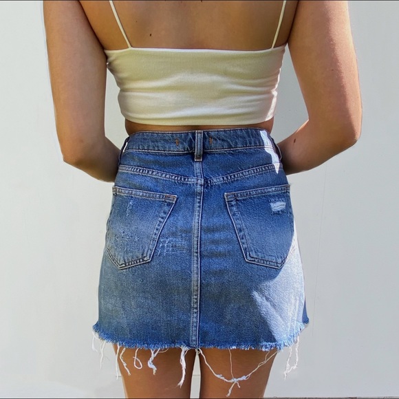 Free people jean skirt - Picture 2 of 6